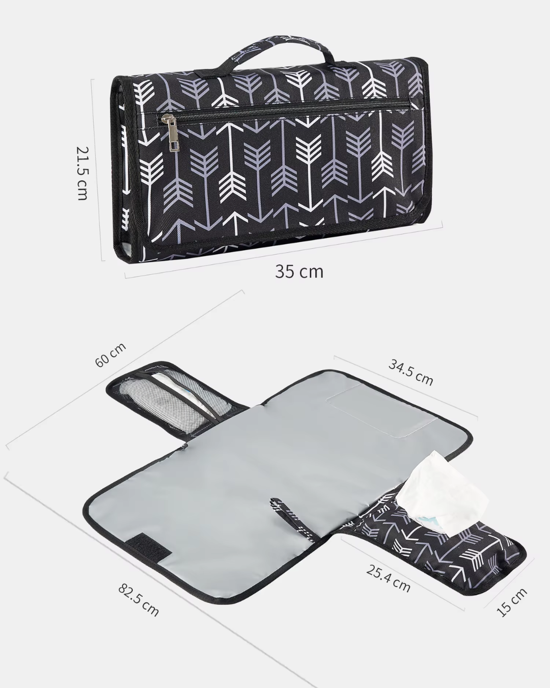 Multipurpose & Stylish Baby Nappy Changing Mat (VARIOUS DESIGNS)